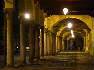 Ferrara, la città di notte - Il portico delle Suore di Carità di Piazza Ariostea