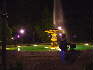 Ferrara, la città di notte - Con la fontana suggestivamente illuminata