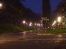 Ferrara, la città di notte - Viale Belvedere all'incrocio con XXV Aprile