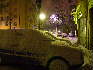 Ferrara, la città di notte - La nevicata del 13 dicembre 2001 - Via Cassoli angolo Via Ortigara