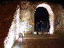 Ferrara, la città di notte - La porta da poco riaperta sulle mura verso San Giorgio