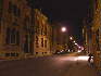 Ferrara, la città di notte - Via Montebello guardando verso Corso Giovecca