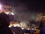 Ferrara, la città di notte - Capodanno 2004 - Ancora più fantantastico l'incendio del Castello